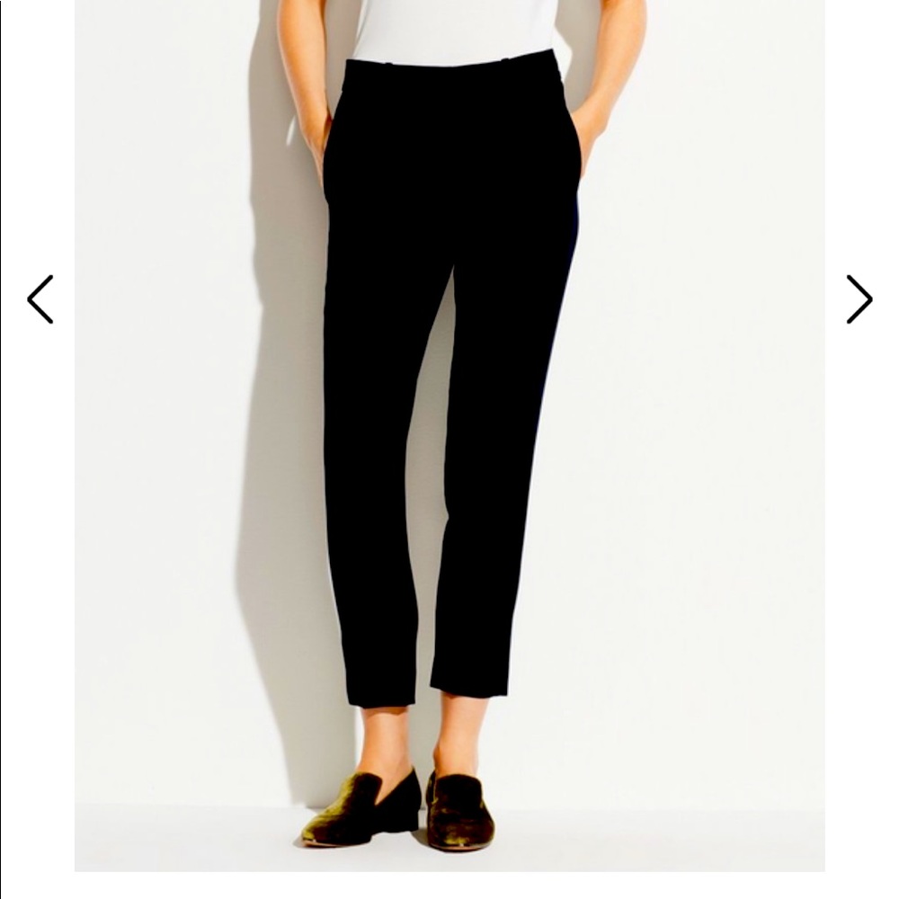 Vince black trousers size 0